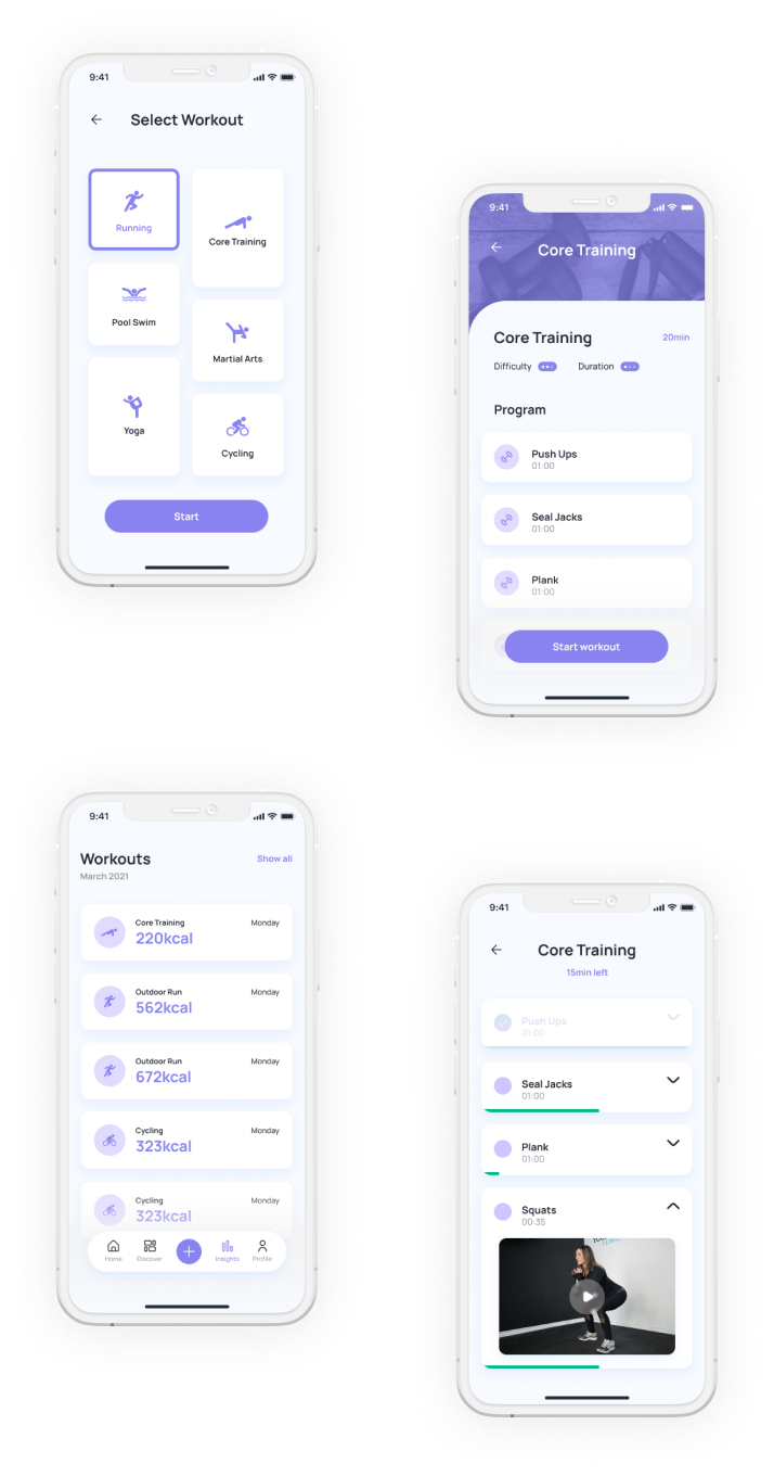 gym app template